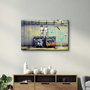 Wallity Pintura Decorativa de Vidrio Templado Multicolor 46 x 72 cm